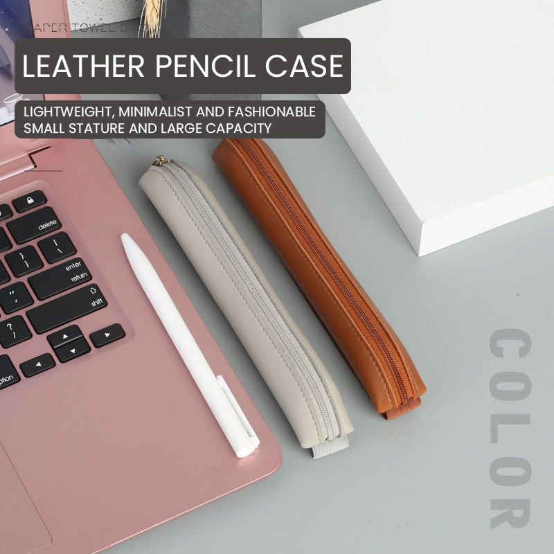 Leather Work Diary - Portapenne in pelle Pu portapenne stilografica