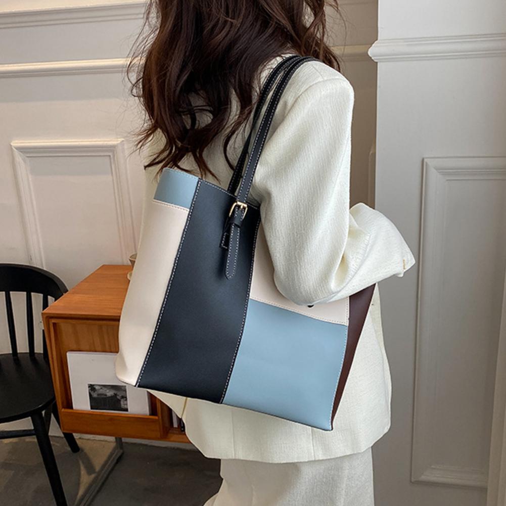 Leather Work Duffle Bag - Borsa a Tracolla alla Moda, Grande