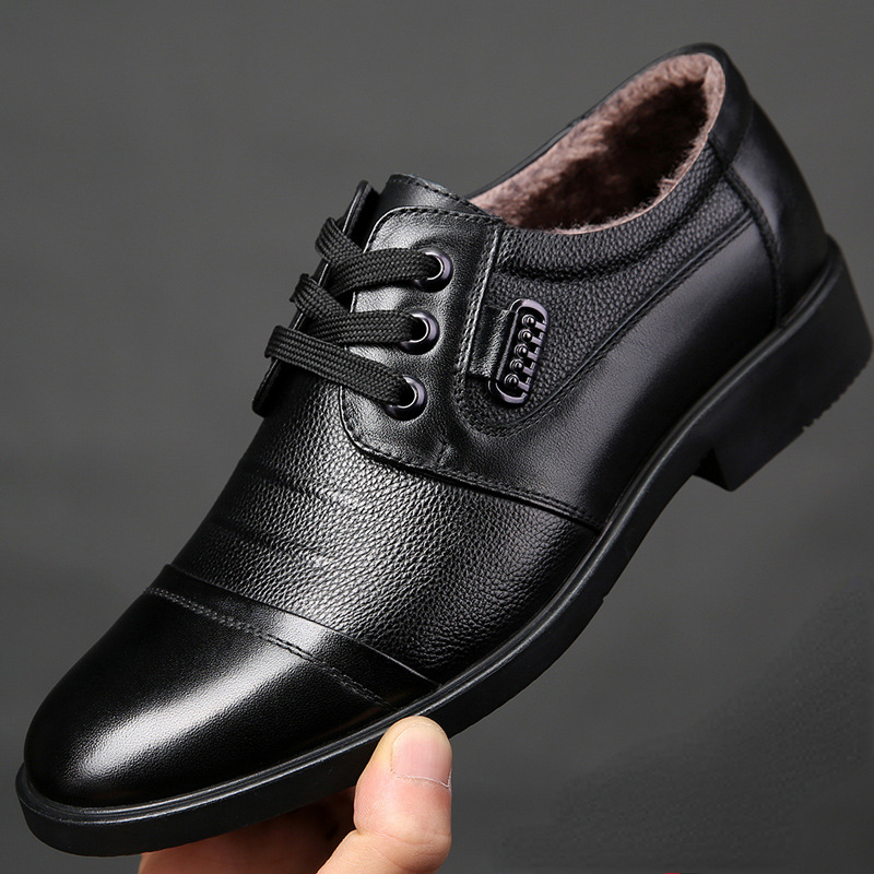 Leather Work Oxfords - Scarpe da lavoro formali da uomo