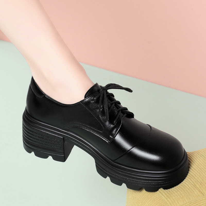Scarpe con plateau con fondo s - Leather Work Oxfords recensione e prezzo