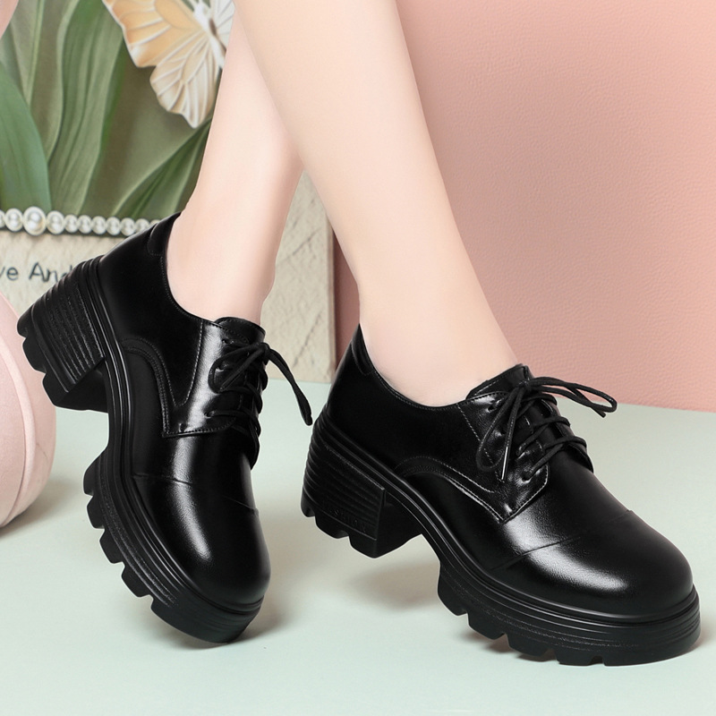 Scarpe con plateau con fondo s - Leather Work Oxfords recensione e prezzo