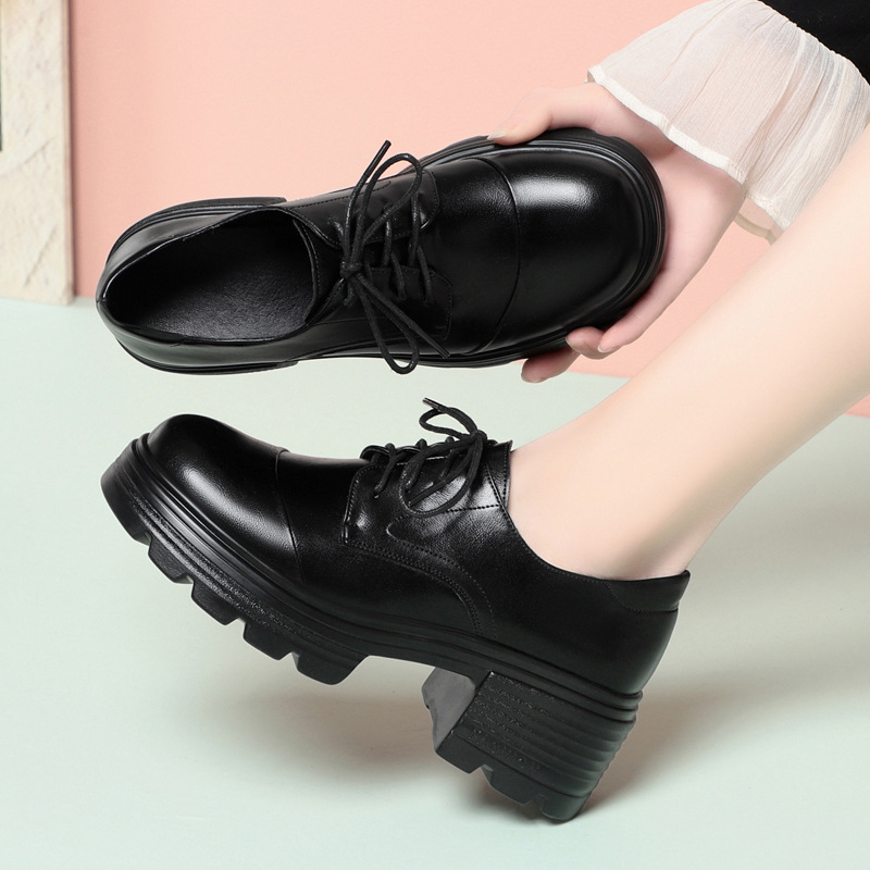 Scarpe con plateau con fondo s - Leather Work Oxfords recensione e prezzo