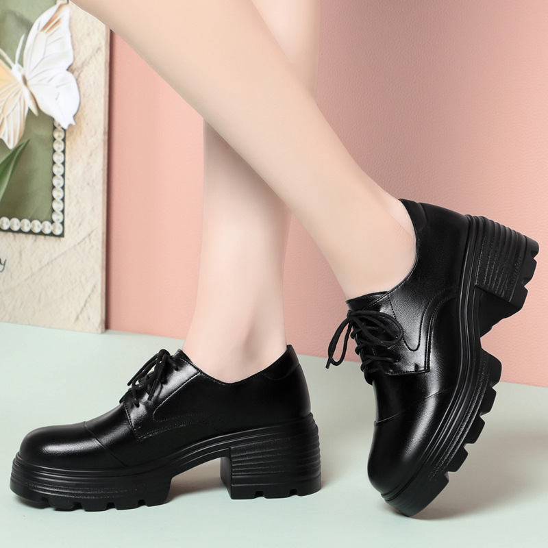 Scarpe con plateau con fondo s - Leather Work Oxfords recensione e prezzo