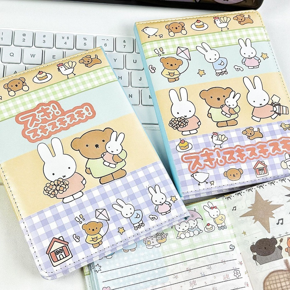 Quaderno con collage di Miffy  - Leather Work Diary recensione e prezzo