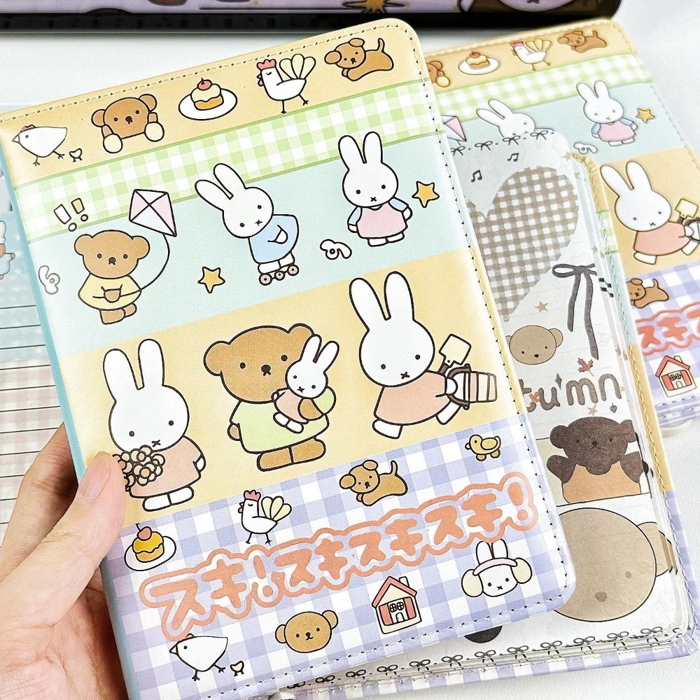 Quaderno con collage di Miffy  - Leather Work Diary recensione e prezzo