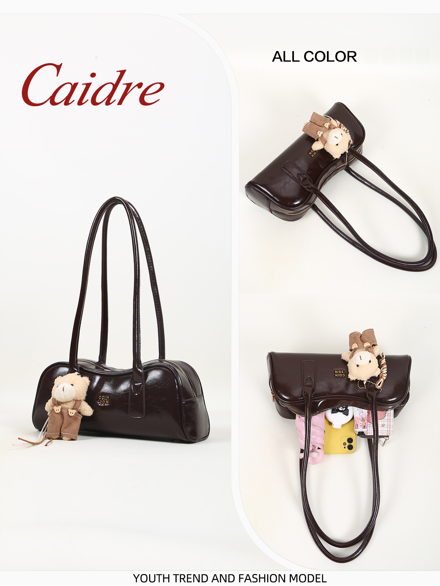 Borsa a tracolla da donna Caid - Leather Work Japan recensione e prezzo