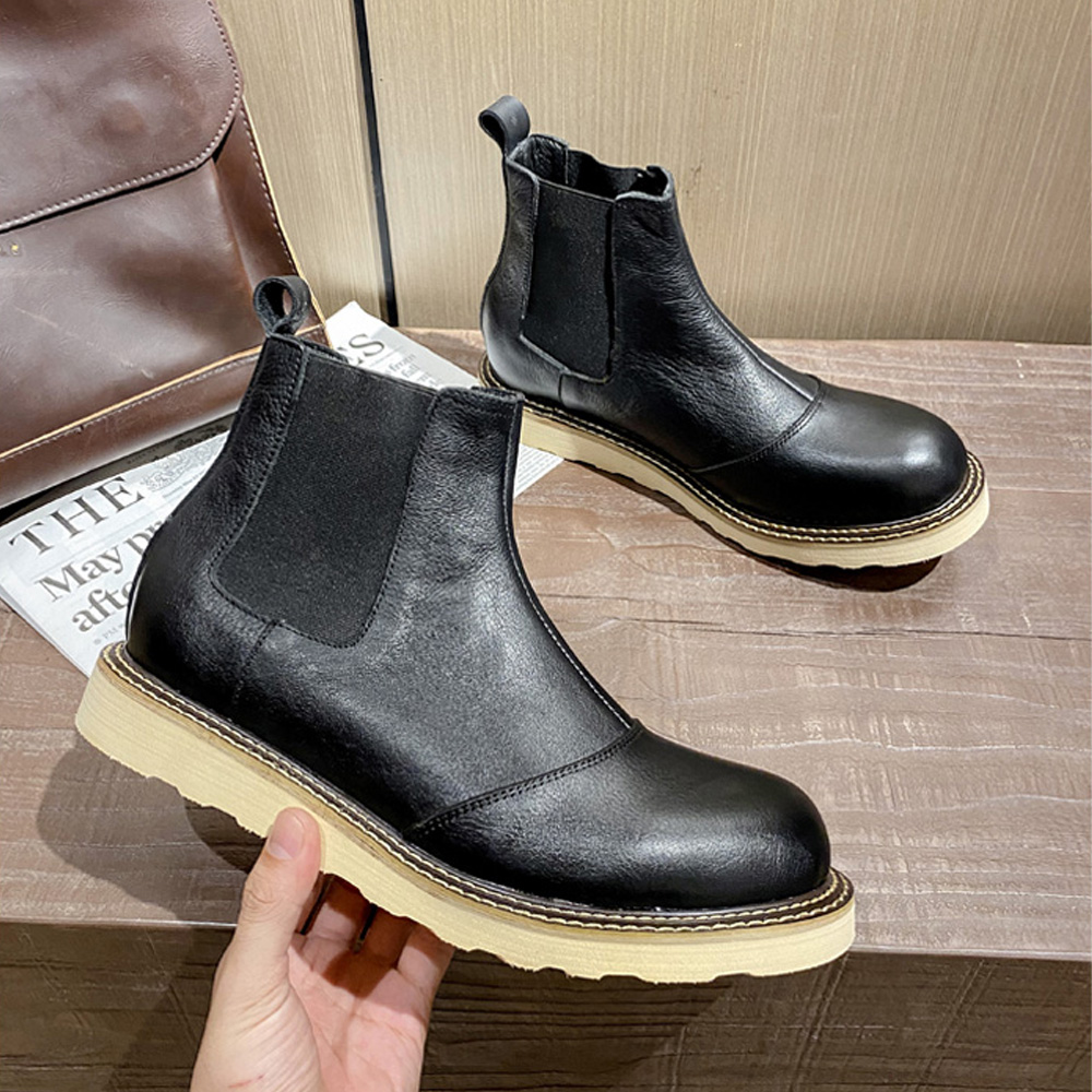 Stivaletti Chelsea in vera pel - Leather Work Oxfords recensione e prezzo