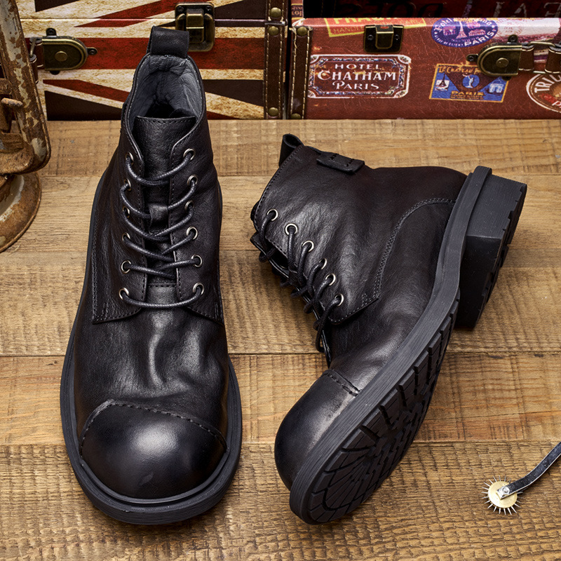 Stivali da lavoro retrò da uom - Leather Work Oxfords recensione e prezzo