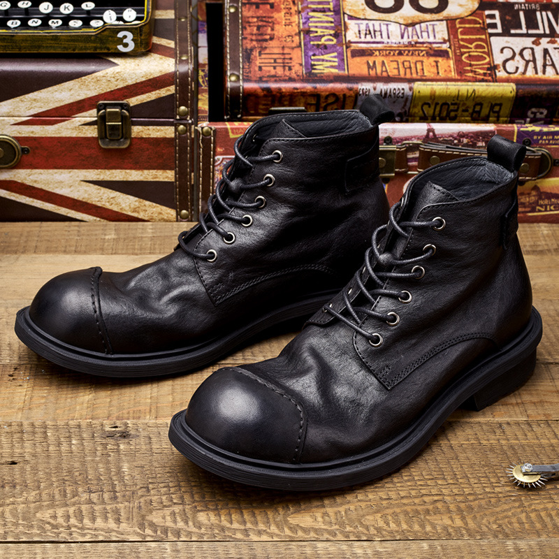 Stivali da lavoro retrò da uom - Leather Work Oxfords recensione e prezzo