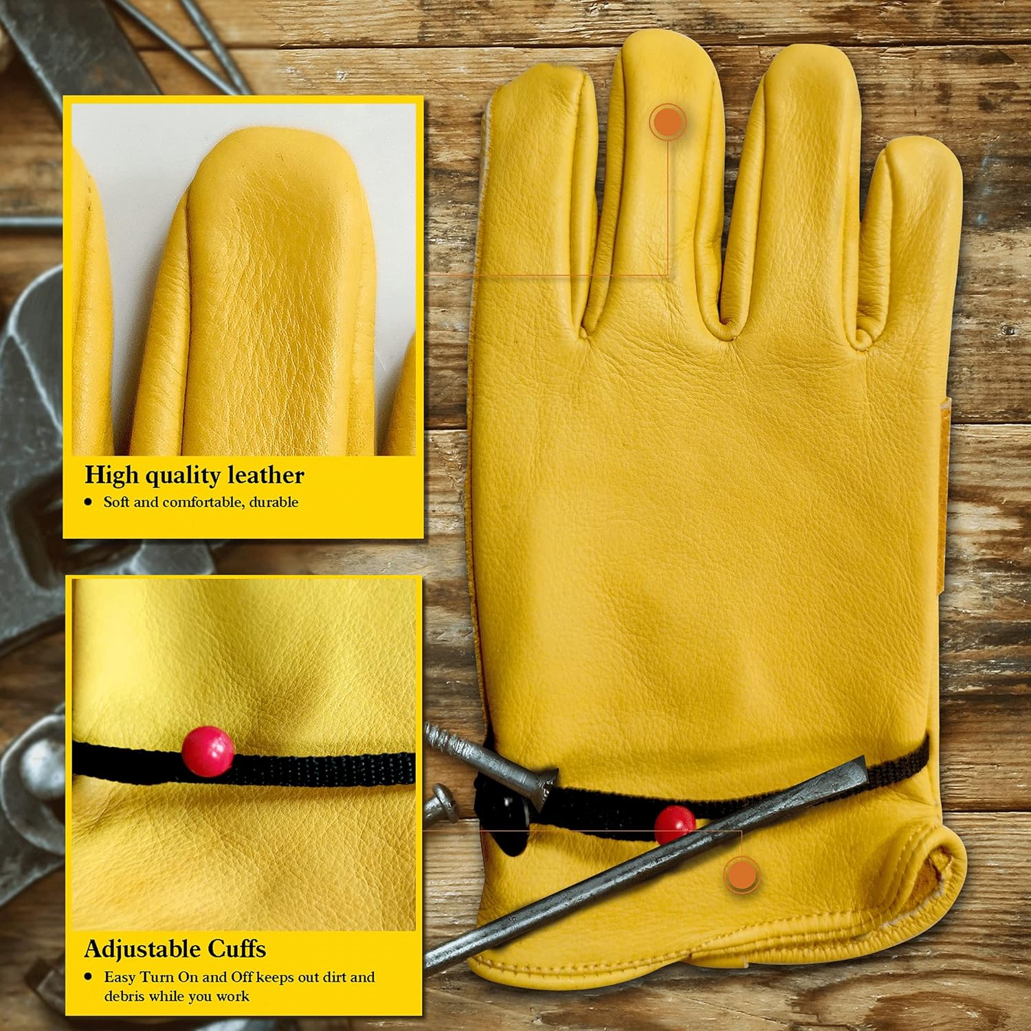 Guanti da Giardinaggio in Pell - Leatherwork Repairs recensione e prezzo