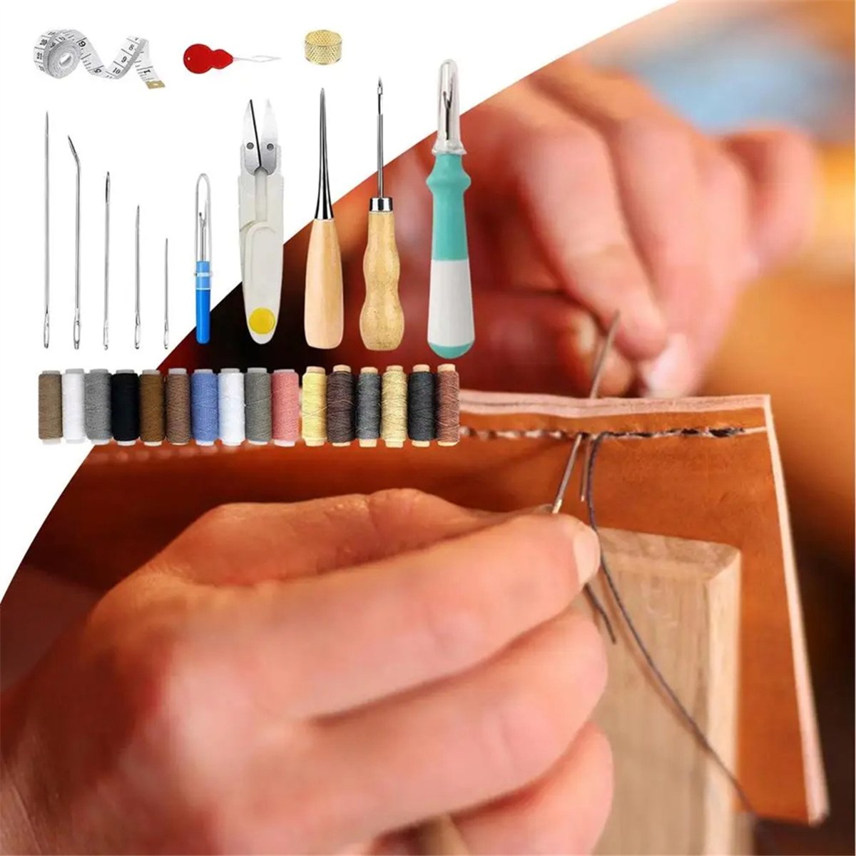 AA77 NUOVO Kit per la Lavorazi - Leatherwork Repairs recensione e prezzo