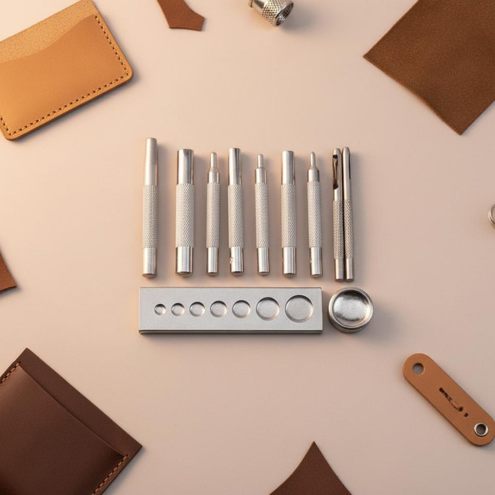 Set di 11 Attrezzi per Bottoni - Rivet Setter Tool recensione e prezzo