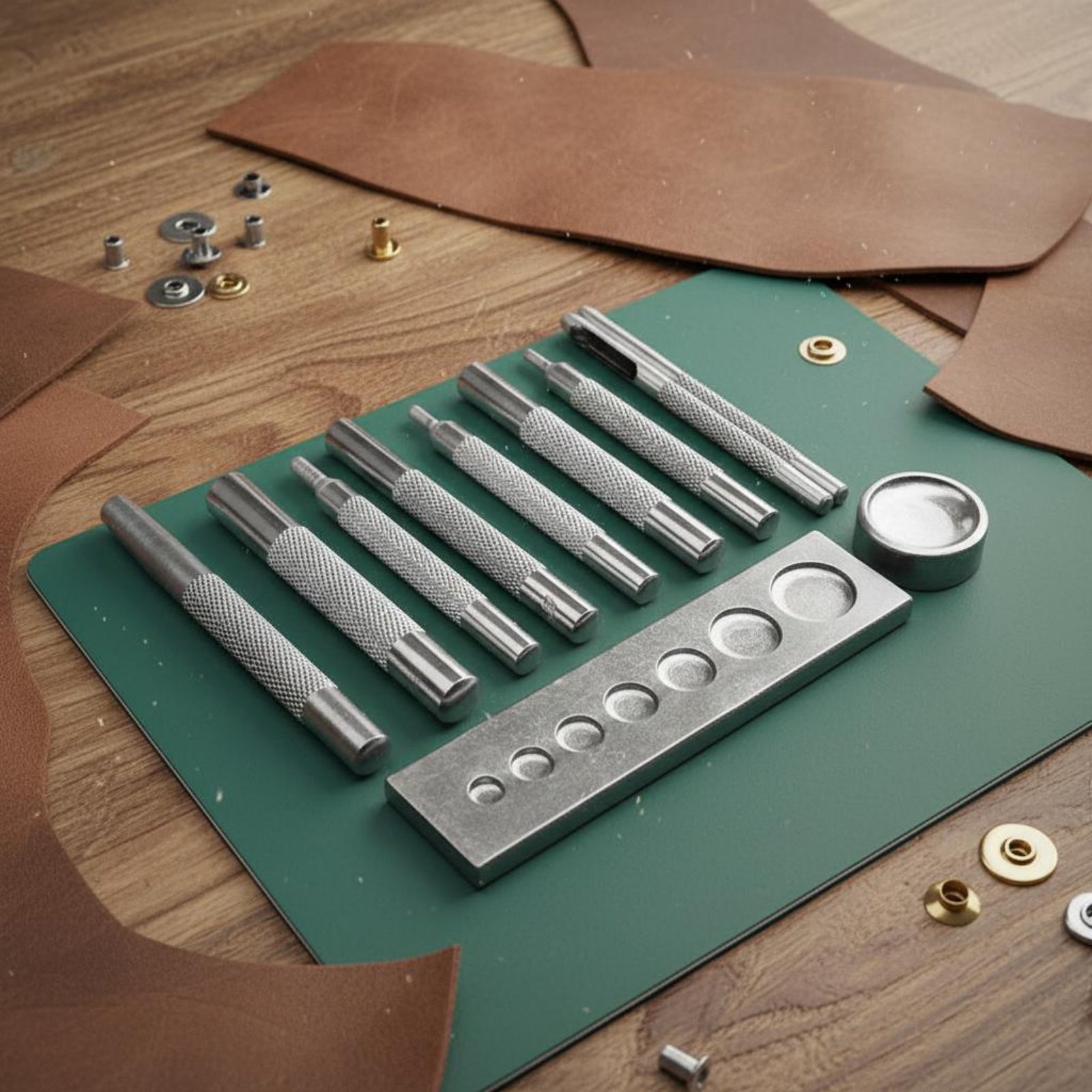 Set di 11 Attrezzi per Bottoni - Rivet Setter Tool recensione e prezzo