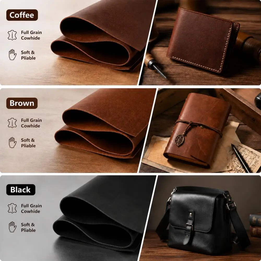 1 pezzo di pelle bovina concia - Veg Tan Leather Hide recensione e prezzo