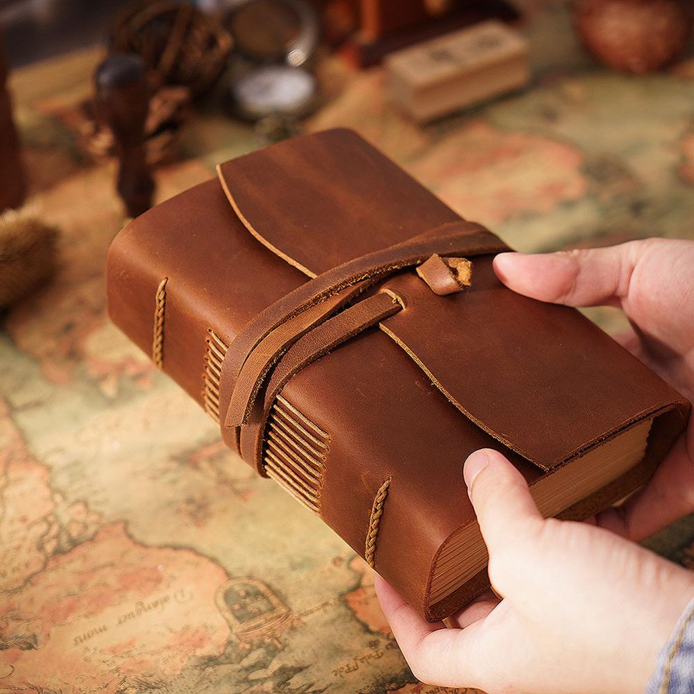 Quaderno in pelle fatto a mano - Leather Work Diary recensione e prezzo